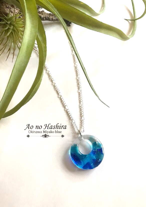 1 古代ガラスネックレス　ガラスネックレス　ネックレス　古代ガラス　NO