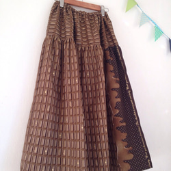 *le chocolat noir long tiered skirt* 1枚目の画像