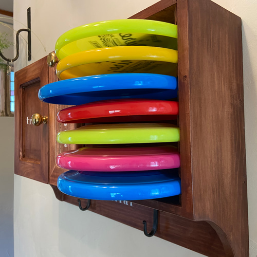 お散歩フリスビーラック＆ウンチ袋ストッカー お散歩フリスビーラック＆ウンチ袋ストッカー