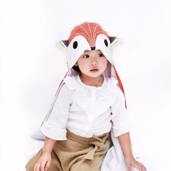嬰兒動物連帽抱毯－ 狐狸 Daniel, 兒童, 動物造型, 室內 第1張的照片