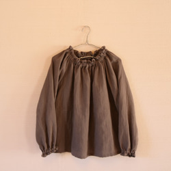 ふわふわダブルガーゼの大人スモック ブラウス cotan 通販 4786777