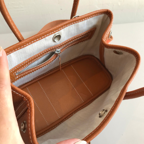 再販】牛革レザー トートバックSサイズ キャメル トートバッグ
