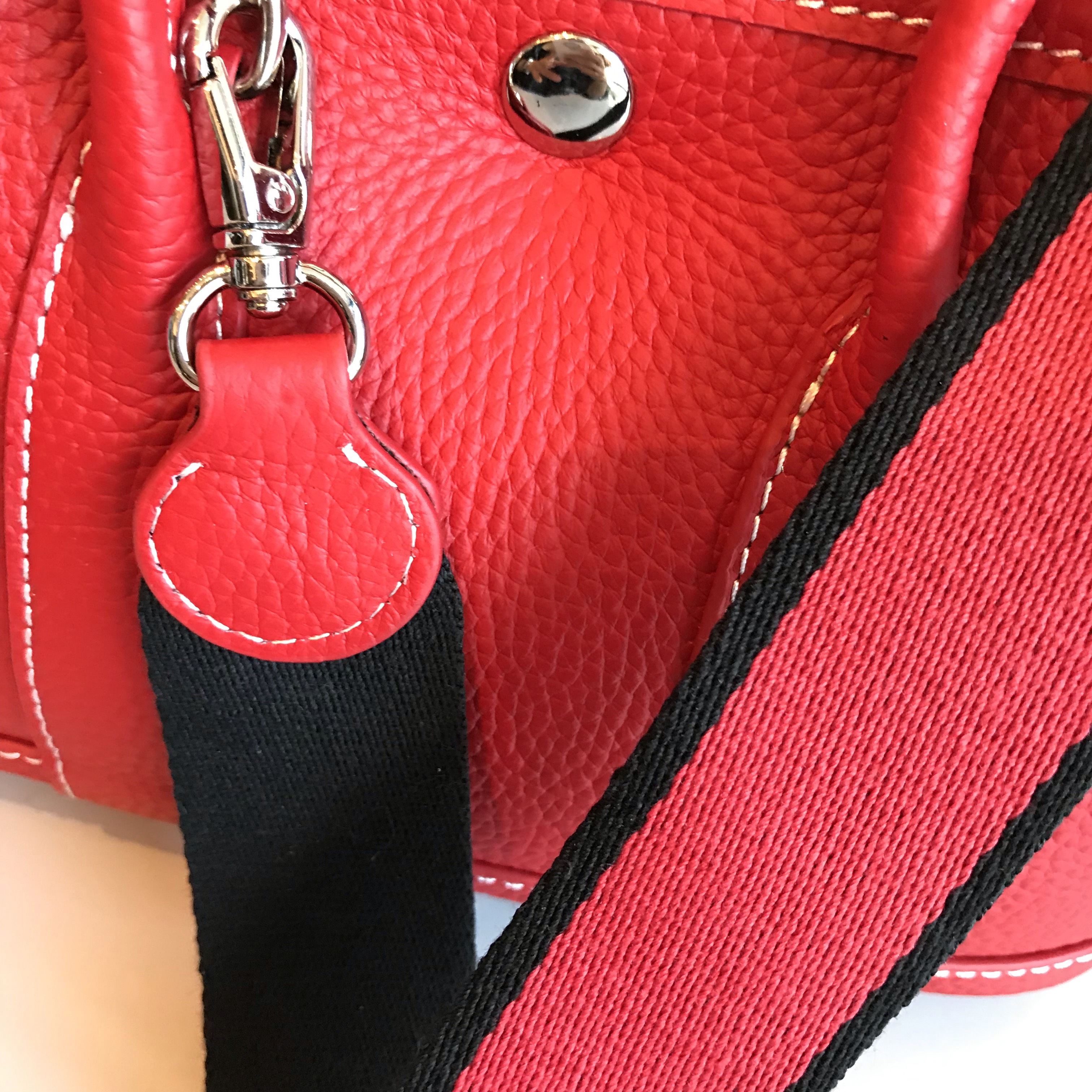 【再販】牛革レザー トートバックSサイズ レッド