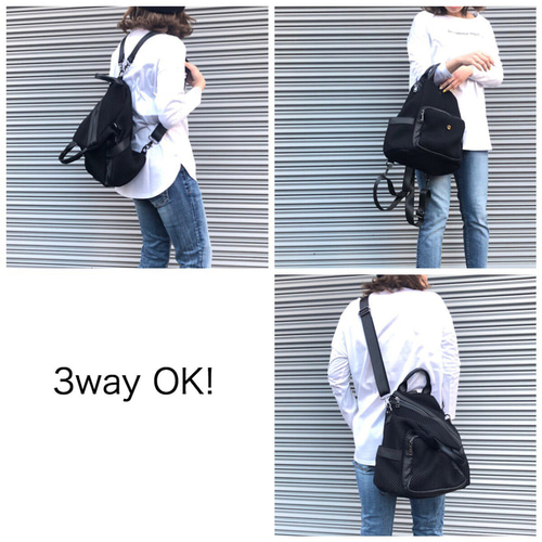 専用　33℃ 3WAYメッシュバックパック 33℃ 3WAYメッシュバックパック【159】 | in sky