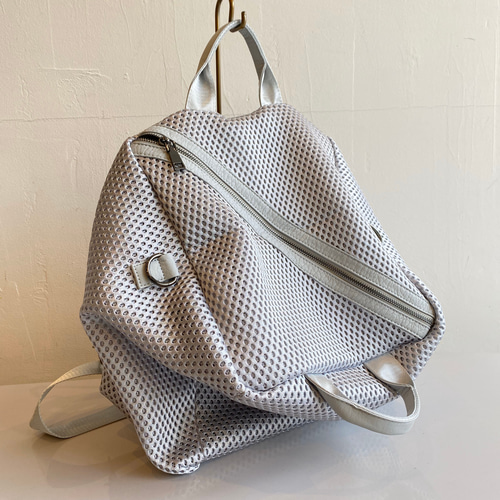 NERDY 公式正規品 ピンホイール 3WAY ジムバッグ (Beige) ノルディ NERDY PINWHEEL 3WAY GYM SACK （BEIGE） ピンホイール