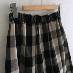 ギンガムチェックのスカート 2枚目の画像