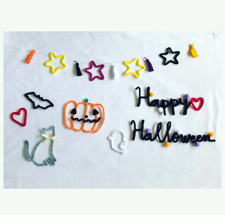 1セットのみ限定販売》ハロウィン ウールレター セット 雑貨・その他