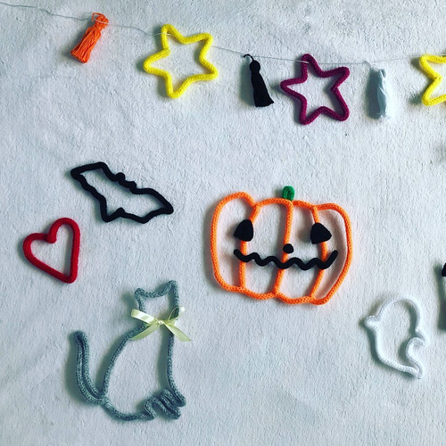 1セットのみ限定販売》ハロウィン ウールレター セット 雑貨・その他