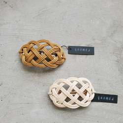 【藤編】雲瓦萊塔駝色/米白色 第2張的照片