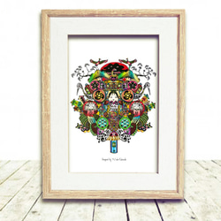 富と学問の神様 ガネーシャ インテリアアート インテリア雑貨 ポスト