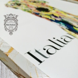 イタリアン・グレーハウンド　オリジナルフレーム入りポスター　犬　ドック　イラスト　絵　インテリア　アート　イタグレ 5枚目の画像