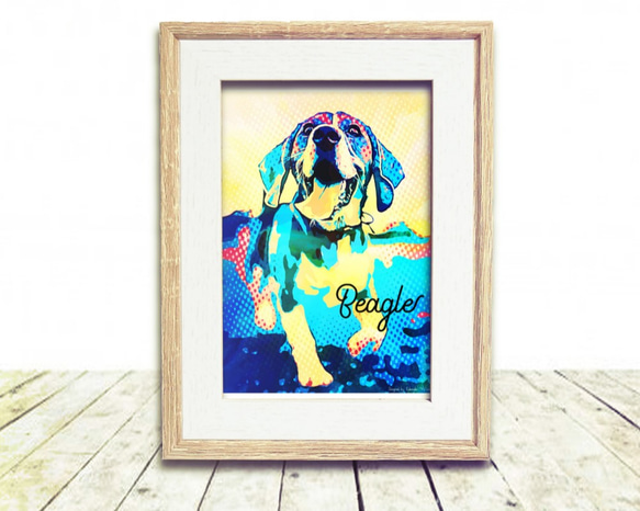 ビーグル 犬 イラストインテリア アート インテリア雑貨 ポスト