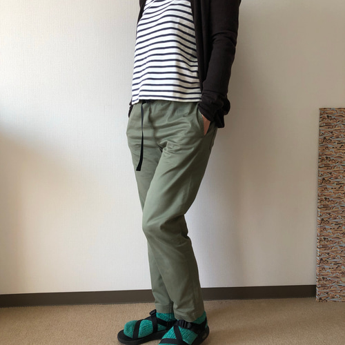 美品　日本製　かぐれ　コットンストレッチ　イージーパンツ　チノパン　カーキ 楽天市場】コットンストレッチイージーパンツ／かぐれ（kagure
