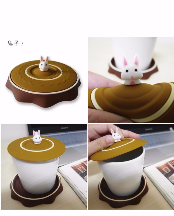 【Kalo】Kalo Coaster Afternoon Tea Set-ウサギ 4枚目の画像