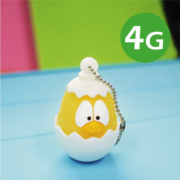 Kalo 卡樂創意 4G 耗呆小雞造型隨身碟  矽膠 交換禮物 聖誕禮物 耶誕禮物 第1張的照片