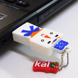 Kalo卡樂創意4G矽膠雪人造型隨身碟  耶誕禮物  聖誕禮物 交換禮物 第4張的照片