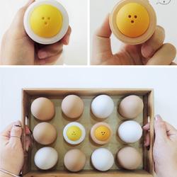カロクリエイティブ小卵調味料ジャー環境にやさしいかわいい癒し 5枚目の画像