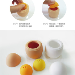 カロクリエイティブ小卵調味料ジャー環境にやさしいかわいい癒し 6枚目の画像