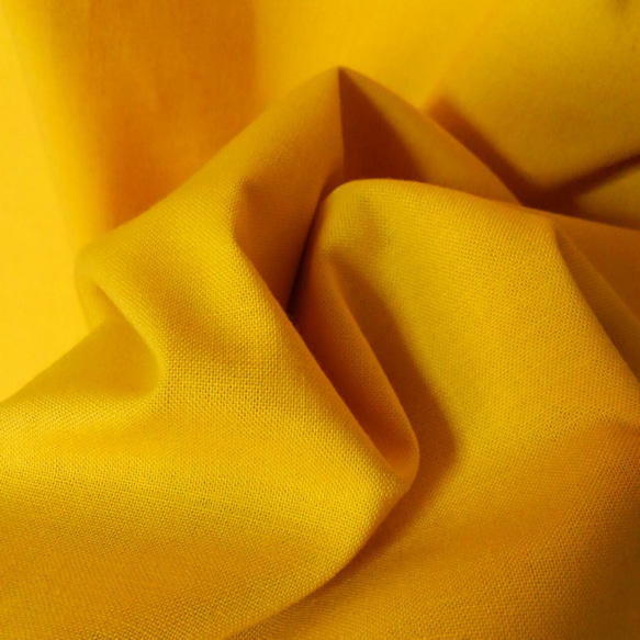 ゆったり着てね　柔らか綿生地　黄色のワンピース　～　大きいサイズ　オーバーサイズ　五分袖ワンピース　チュニック　 6枚目の画像