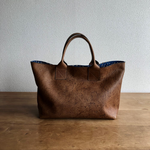 KUDUレザートート トートバッグ Green thumb 通販 7262111｜Creema