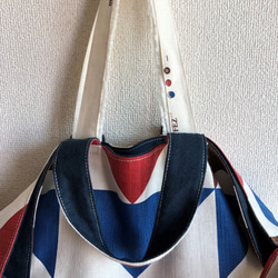 【SALE】3Way Big bag　FEZ BLUE 8枚目の画像