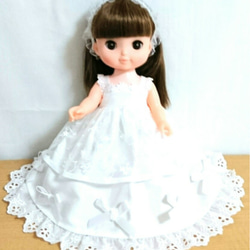 ウェディングドレス♥メルちゃん服♥ソランちゃん服♥2点セット