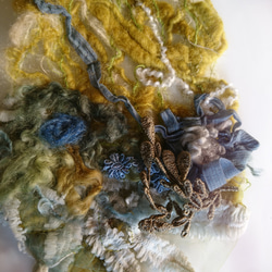 毛糸のニードルショール 5枚目の画像