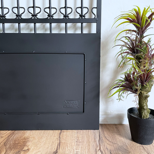 ■アイアンゲート フェンス ディスプレイパネル マットブラック(黒板塗料)■ □アイアンゲート フェンス ディスプレイパネル マットブラック(黒板