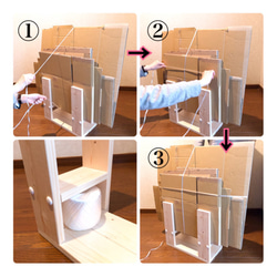 ★☆【ダンボールストッカー】そのまま紐で縛って捨てられる、ダンボール収納です☆★ 2枚目の画像