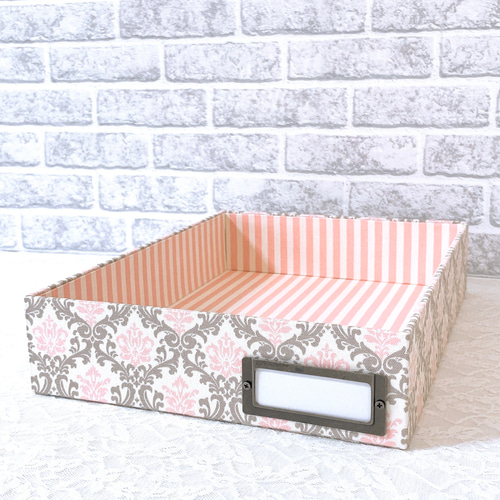 大人可愛いお道具箱 (B5) /カルトナージュボックス フリーボックス