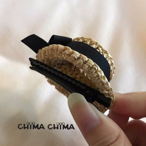 手編み】麦わら帽子ヘアクリップ ヘアピン CHIMA CHIMA 通販 4278727