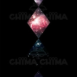 【Creema限定】月・オリオン大星雲 プリントタイツ 3枚目の画像