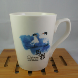 【Design of splash-ink】Chinese crested tern Mug 3枚目の画像