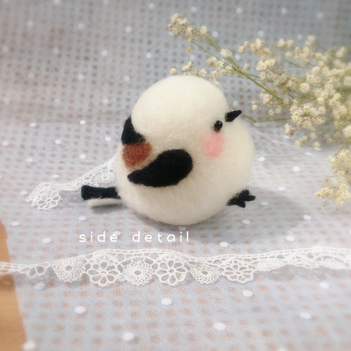 ❄雪の妖精 シマエナガさん❄ 羊毛フェルト ちくちく屋さん 通販