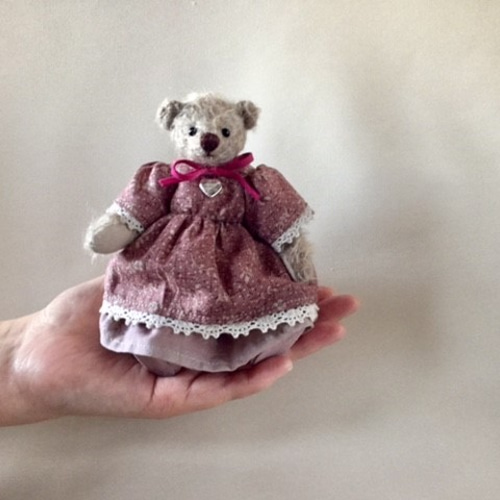手のひらサイズのテディベア ぬいぐるみ POLARIS BEAR 通販 3963439