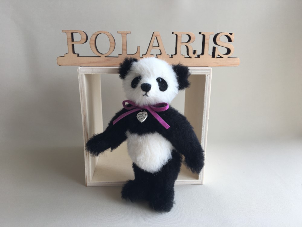 手のひらサイズのテディベア（パンダ） ぬいぐるみ POLARIS BEAR 通販