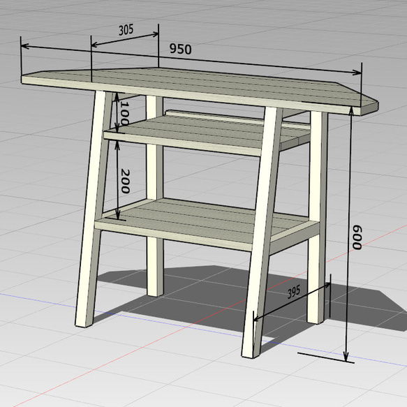 かどにも置けるテレビ台 ハイタイプ 