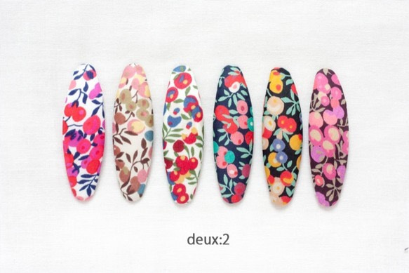 リバティ パッチン留め（オーバル L/7cm ）ウィルトシャー(A