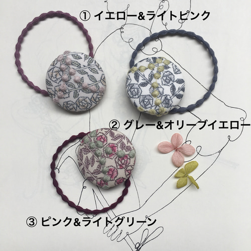 ミナペルホネン×リバティ】タンバリン&スリーピングローズ(グレー