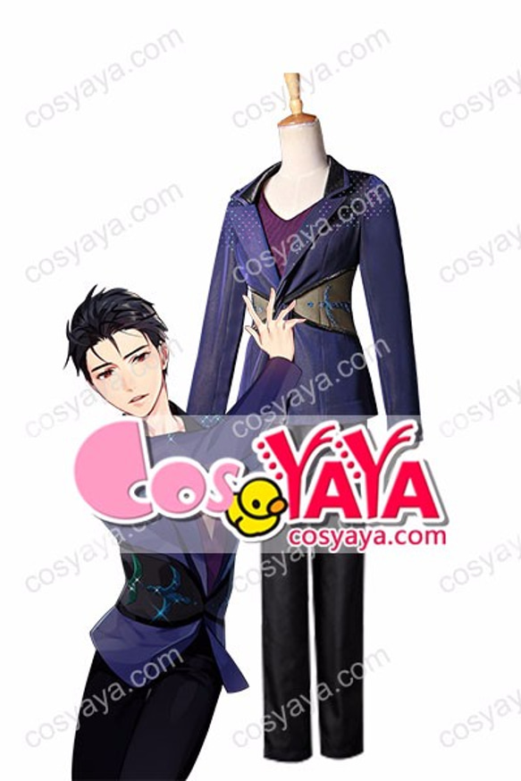 【利益還元祭】開催中！今年最後の大セール 新作 ユーリ!!! on ICE 勝生勇利 大会 演出服 かつきゆうり Cosplay Costume