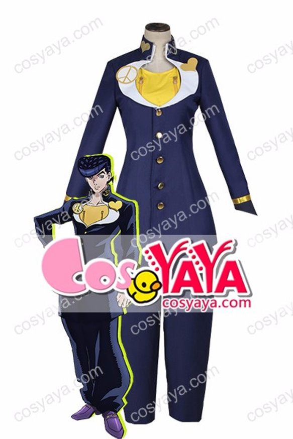 ジョジョの奇妙な冒険 東方仗助 コスプレ衣装 ひがしかたじょう ジョジョの奇妙な冒険 東方仗助 コスプレ衣装 ひがしかたじょう
