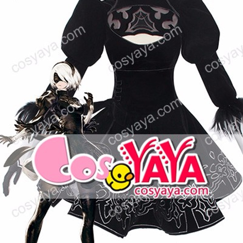 【ニーア オートマタ】ヨルハ二号B型　2B　M　コスプレ衣装　E-9754★ Amazon.co.jp: ニーアオートマタ コスプレ ヨルハ二号B型 2B