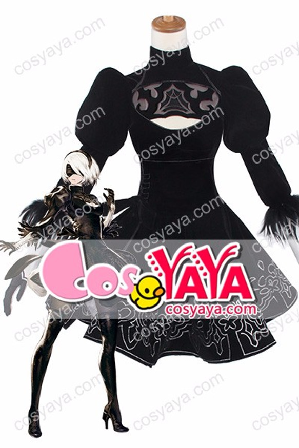 ニーア オートマタヨルハ二号B型 2B コスプレ衣装 ニーア(NieR