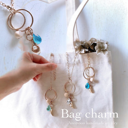 スワロフスキー バッグチャーム スワロフスキー®︎ドロップ型バッグチャーム サンキャッチャー