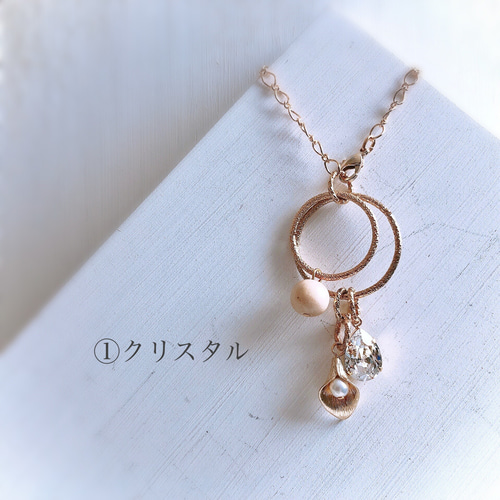 ラスト1点‼︎雫スワロフスキーのバッグチャーム 3 colors チェーン長さ