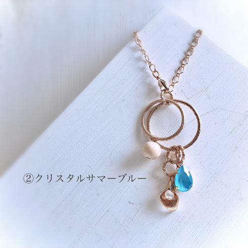 ラスト1点‼︎雫スワロフスキーのバッグチャーム 3 colors チェーン長さ