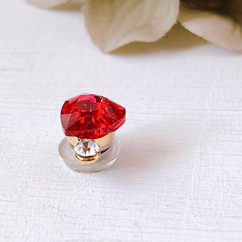 ハートマスクチャーム❤︎】スワロ マスクピアス マグネットタイプ