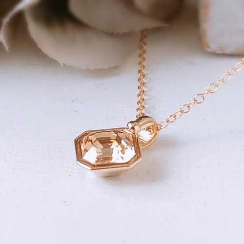 ファッション姫 通販 Swarovski necklace スワロフスキーゴールデンシャドウ アクセサリー