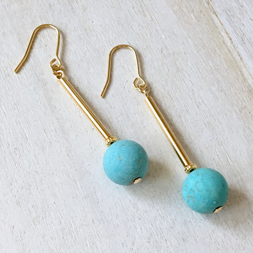 ターコイズピアス/イヤリング ピアス（フック・チェーン） Anemoon 