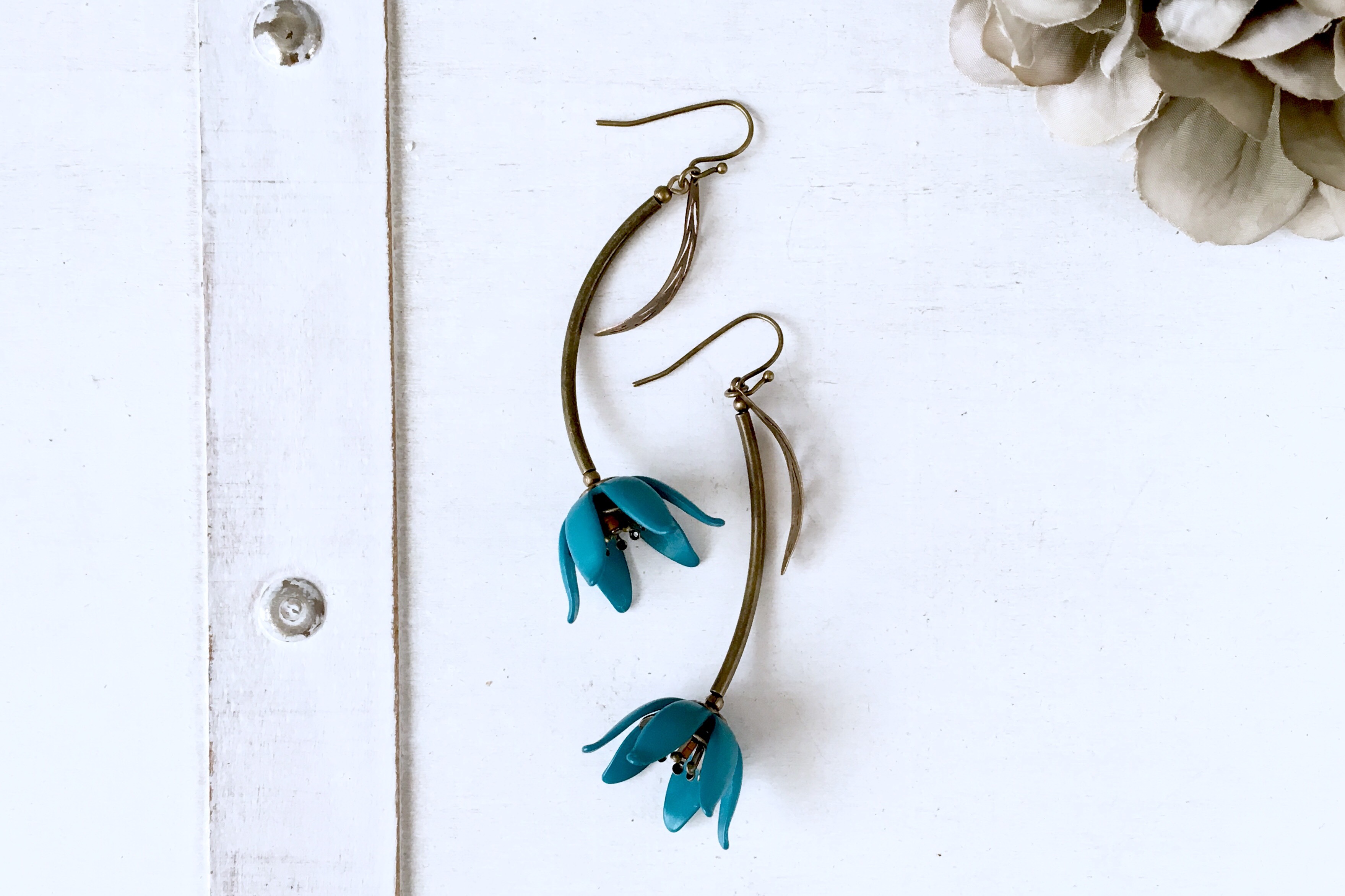 blue poppy pierce/earring ブルーポピーピアス/イヤリング
